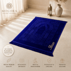 Personalisierter Gebetsteppich – Blau - Molora